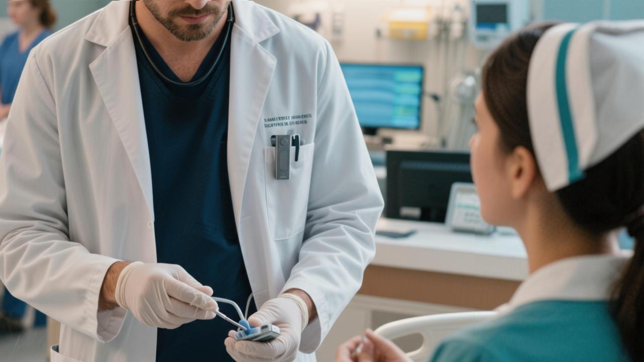 Medical Dictation Wearable Device with AI Transcription