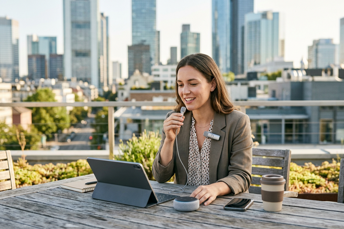 AI hardware product lineup: wearable mic, voice assistant, phone system