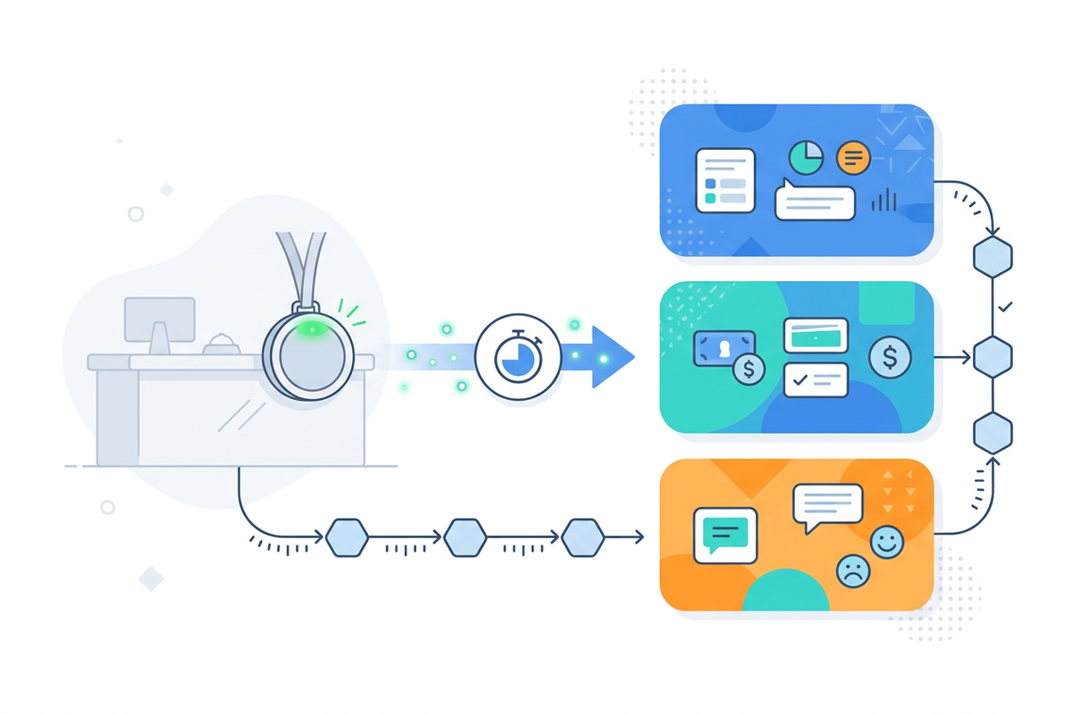 Infographic of wearable voice capture with consent and summary filters