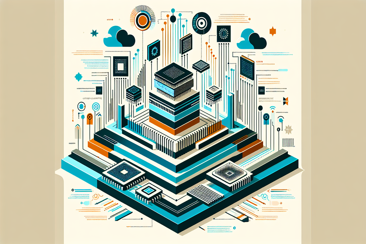 Infographic showing how operating layers captured value across computing eras