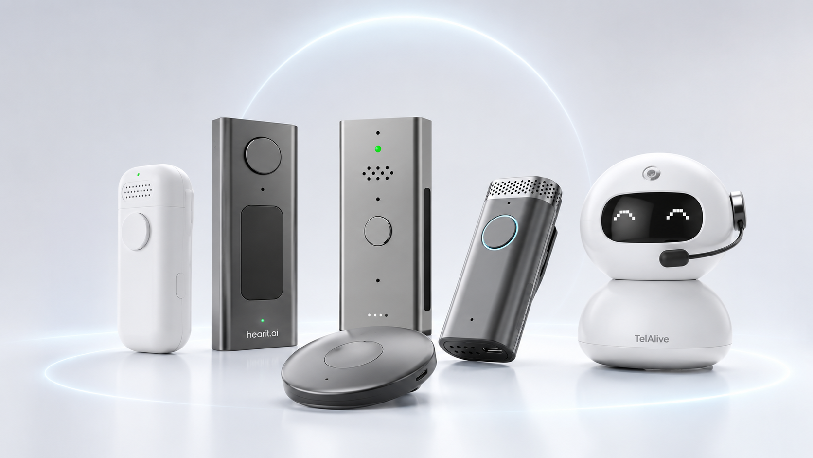 Custom voice AI hardware devices in wearable, handheld, and desktop form factors