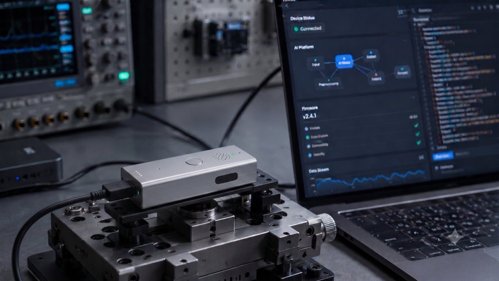 AI platform, firmware, and software integration testing