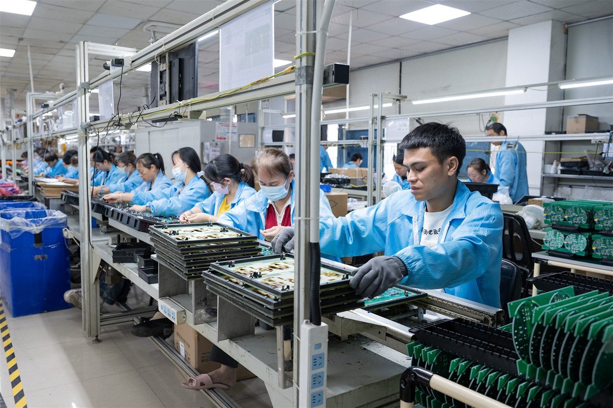 Electronics production line