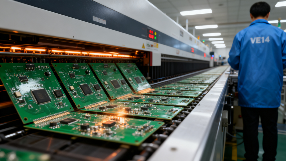 MIC05 unit undergoing automated quality-assurance testing