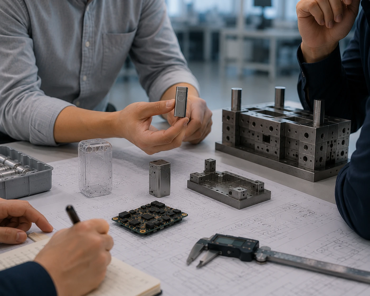 R&D structural design work during AI hardware development