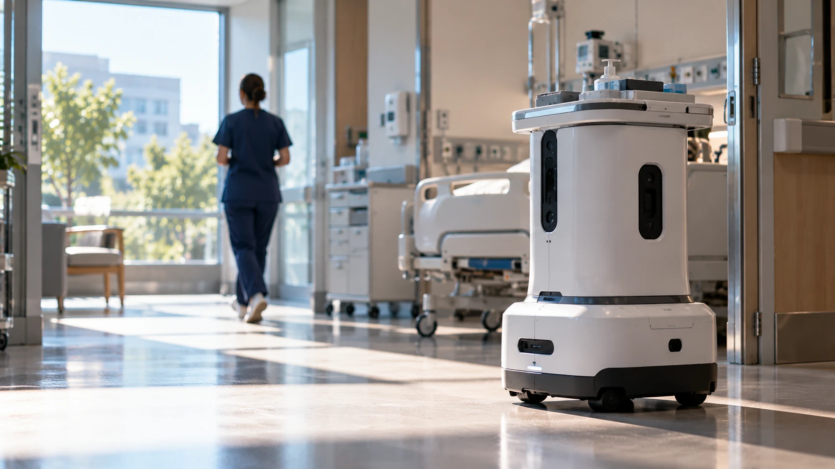 Healthcare robotics hardware: clinical voice and audio, sensors, embedded compute, connectivity and production electronics